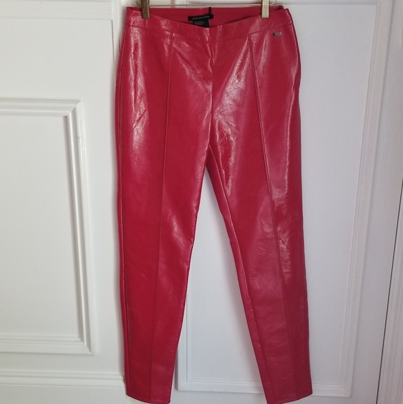 Armani Exchange Seamed Patent Leggings - Picture 8 of 12